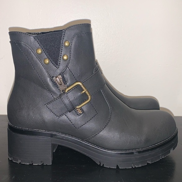 White Mountain Rufus Boots.  Size 8.  Vegan Leather. - Picture 1 of 8
